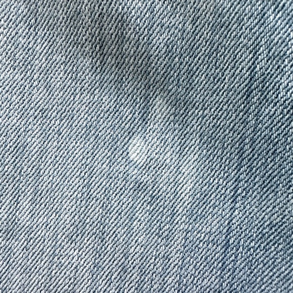 Levi's Retro 70's 423 Flare Jeans Low Rise White Washed Zip 2 Button Size 11/30 - Picture 11 of 14